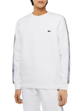 Sweat Lacoste Streetwear Branco para Homem