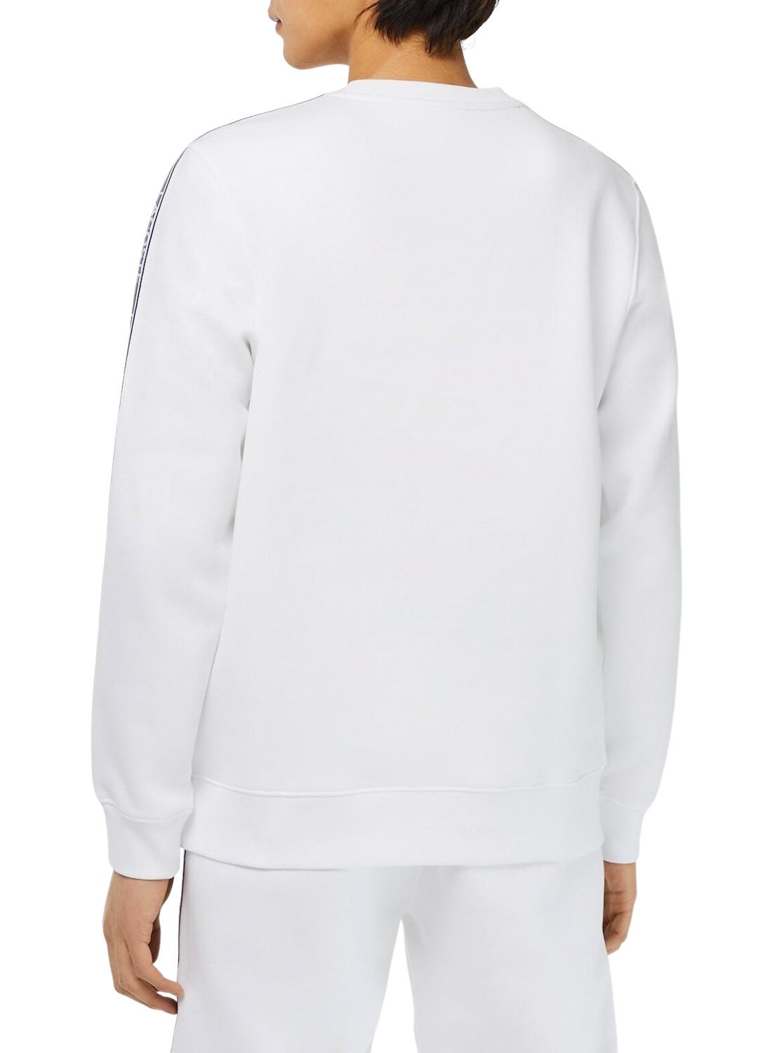 Sweat Lacoste Streetwear Branco para Homem