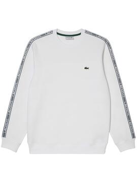 Sweat Lacoste Streetwear Branco para Homem