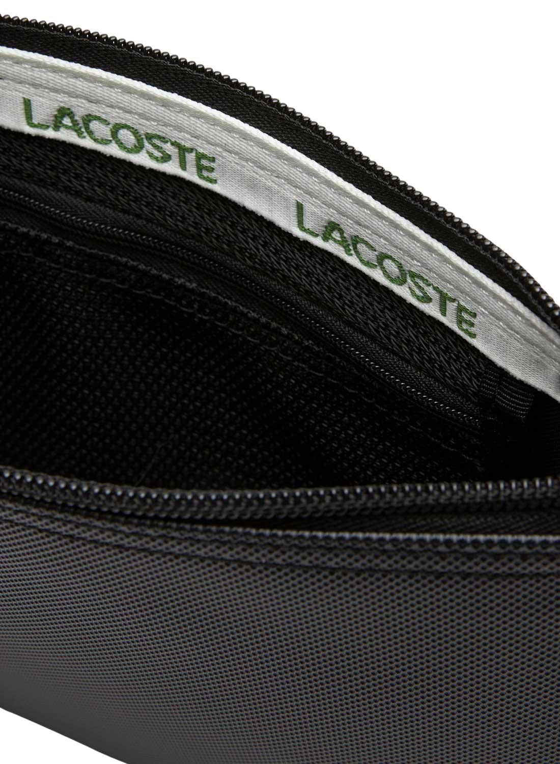 Bolsa Lacoste Flat Crossover Bag Preto Mulher