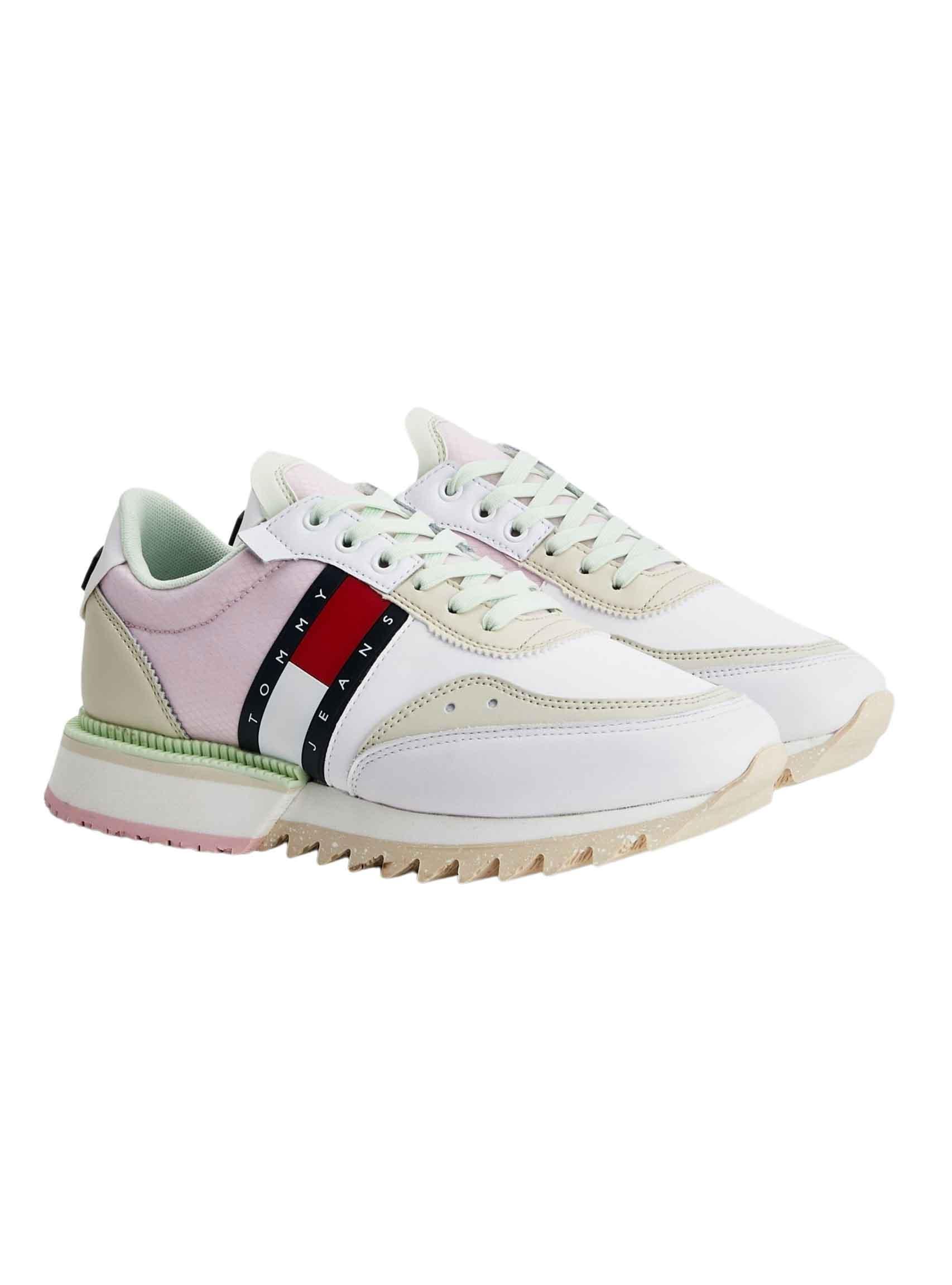 Sapatilhas Tommy Jeans Cleated Branco para Mulher