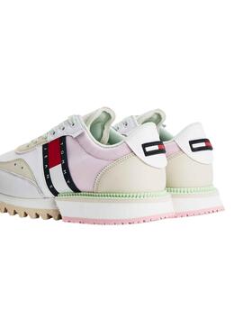 Sapatilhas Tommy Jeans Cleated Branco para Mulher