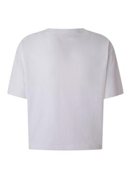 T-Shirt Pepe Jeans Nicoletta Branco para Mulher