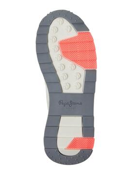 Sapatilhas Pepe Jeans Joy Tech Branco para Mulher