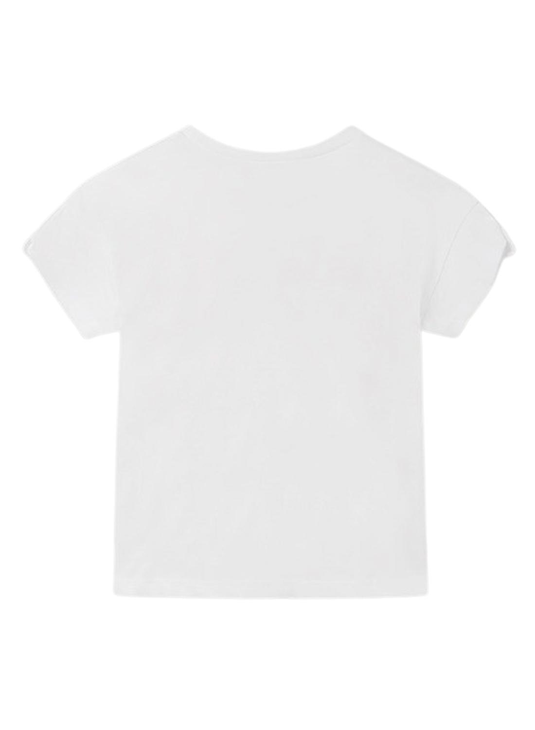 T-Shirt Mayoral Chica Smile Branco para Menina