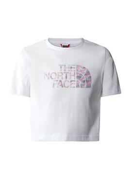 T-Shirt The North Face Easy Branco para Menina