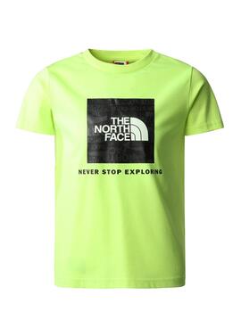 T-Shirt The North Face Redbox Amarelo para Menino