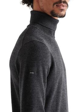 Camisola Superdry Merino Rollneck Cinza para Homem