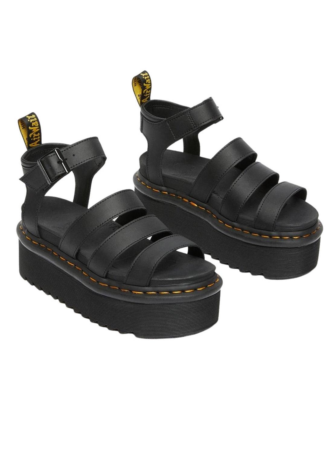 Sandálias Dr Martens Blaire Quad Preto para Mulher