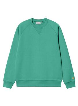 Sweat Carhartt Chase Verde para Homem