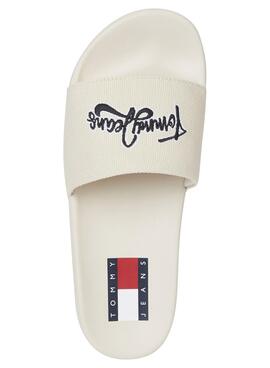 Flip flops Tommy Jeans Graphic Pool Bege Mulher