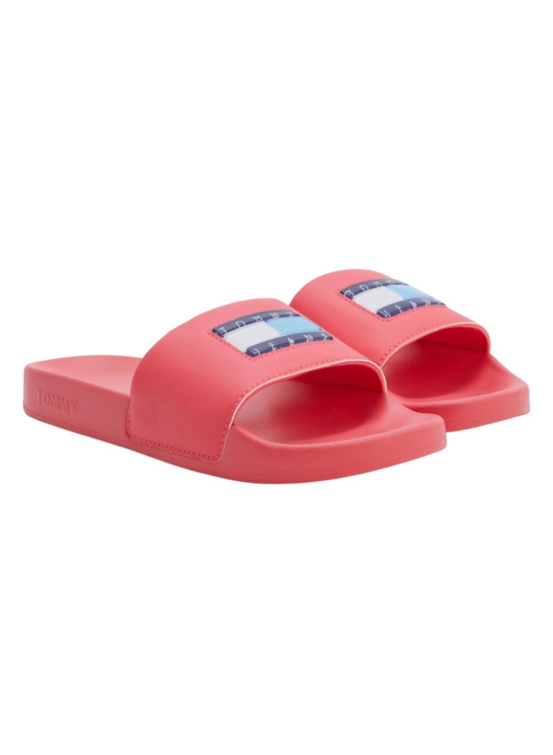 Flip flops Tommy Jeans Flag Print Rosa para Mulher