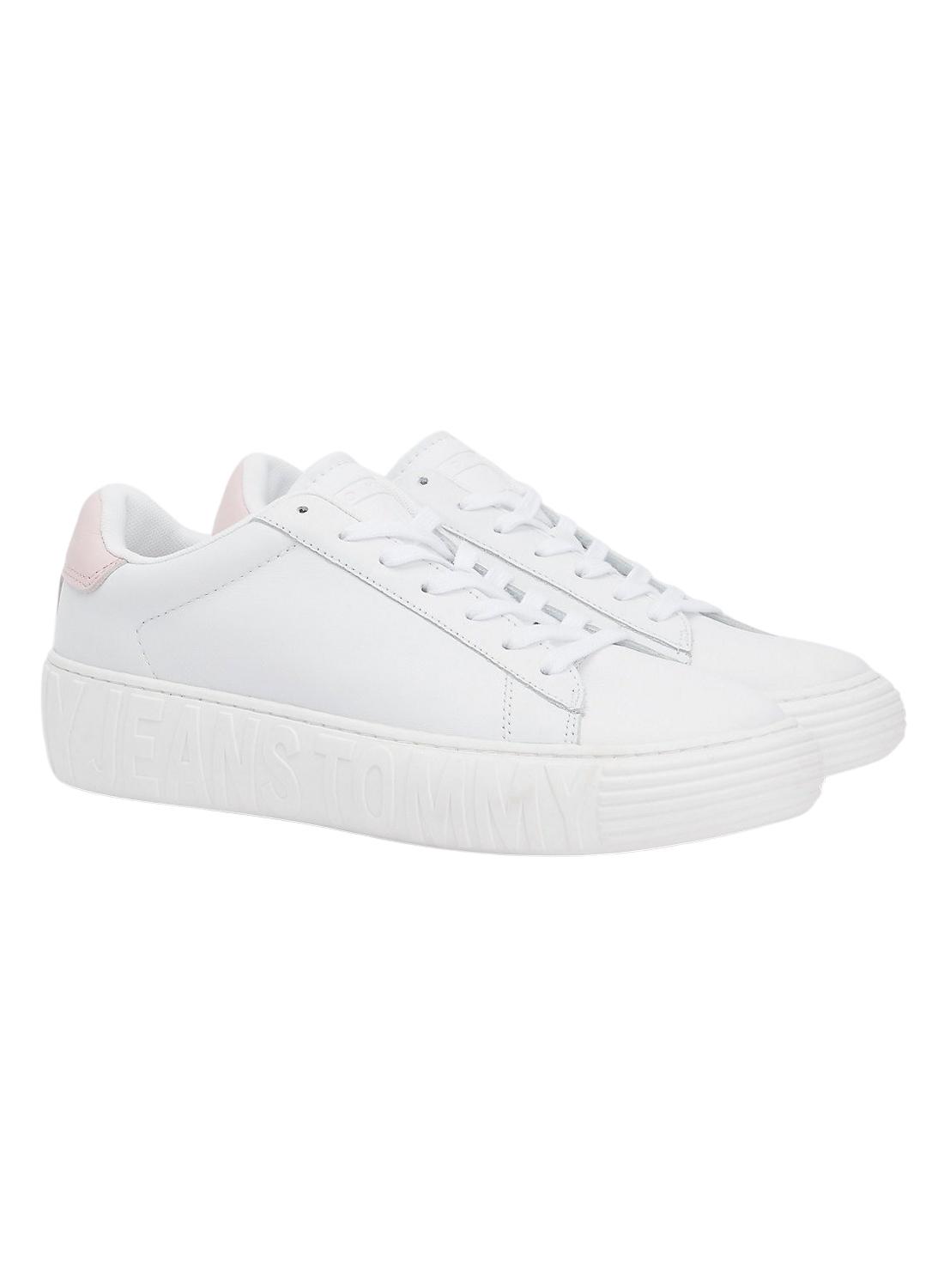 Sapatilhas Tommy Jeans New Cupsole Branco Mulher