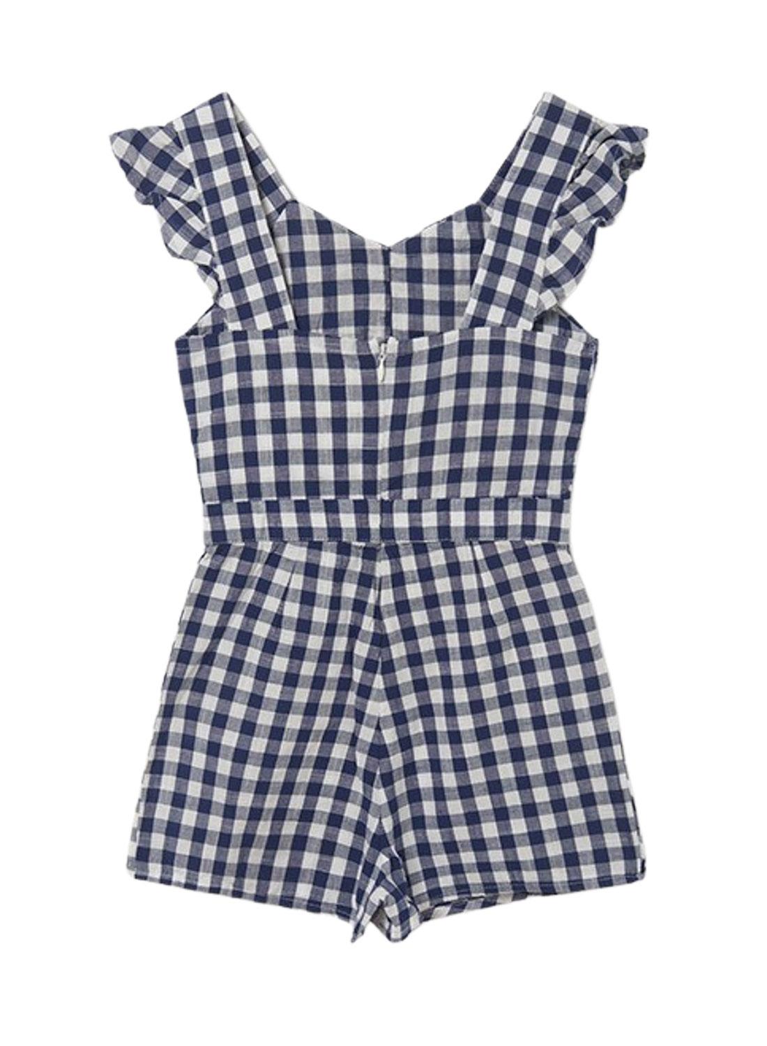 Jumpsuit Mayoral Vichy Azul Marinho para Menina