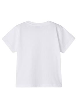 T-Shirt Mayoral Summer Snacks Branco para Menino