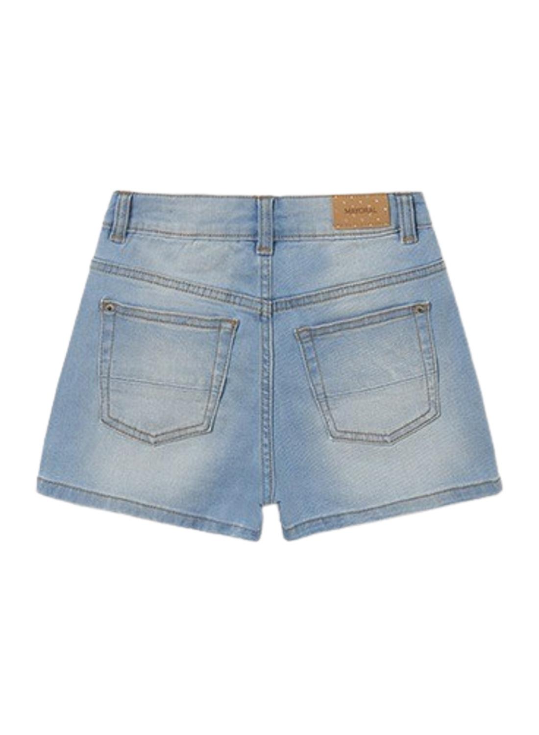 Short Mayoral Básico Denim para Menina