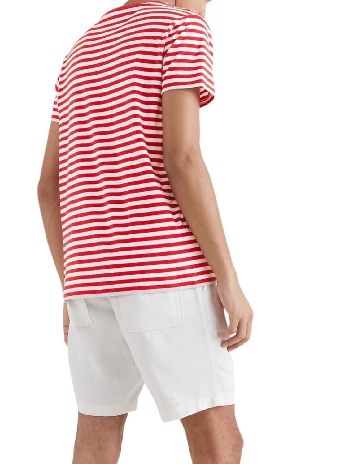 T-Shirt Tommy Hilfiger Stretch Vermelho para Homem