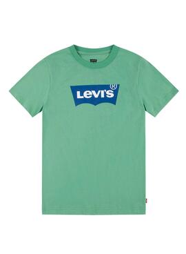 T-Shirt Levis Batwing Verde para Menino