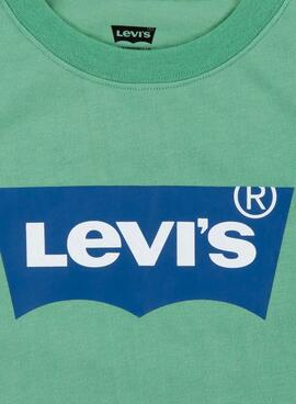 T-Shirt Levis Batwing Verde para Menino