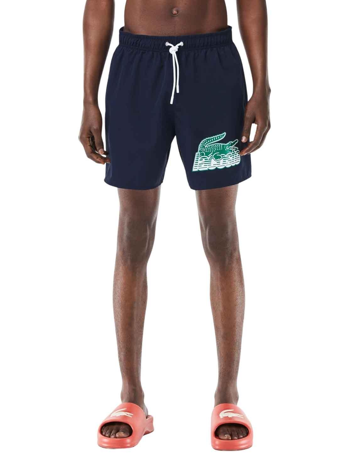 Swimsuit Lacoste MH5633 Azul Marinho para Homem