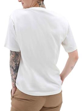 T-Shirt Vans Pocket Branco para Mulher