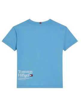 T-Shirt Tommy Hilfiger Star Azul para Menino