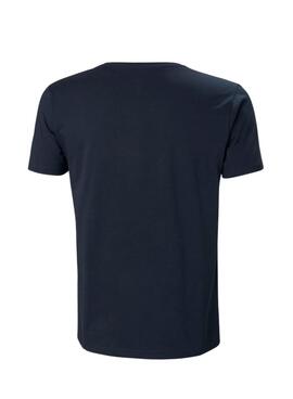 T-Shirt Helly Hansen Shoreline Azul Marinho para Homem