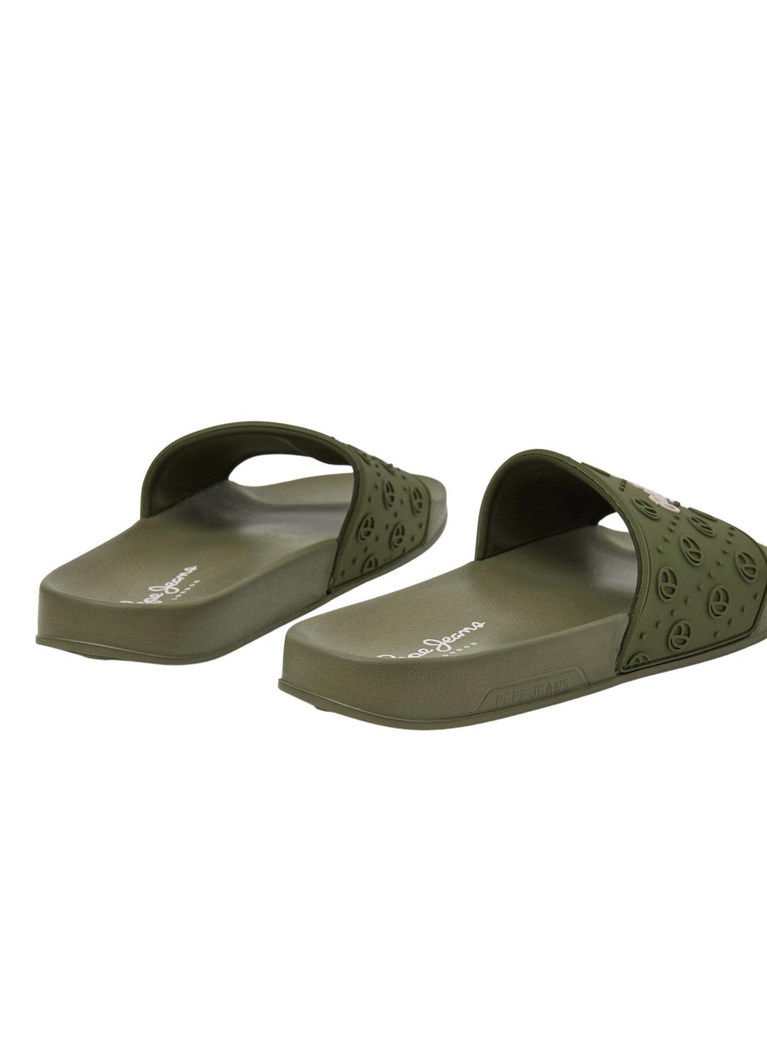 Flip flops Pepe Jeans Slider Plain Verde para Mulher