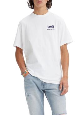 T-Shirt Levis Artwork Branco para Homem