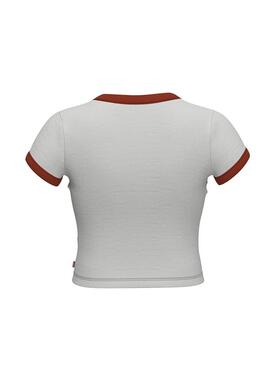 T-Shirt Levis Lento Down Branco para Mulher