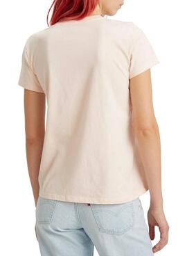 T-Shirt Levis Perfect Tee Rosa para Mulher
