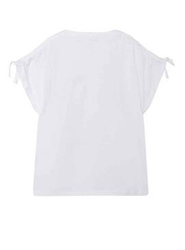 T-Shirt Name It Fatime Branco para Menina