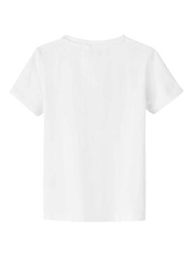 T-Shirt Name It Fama Branco para Menino