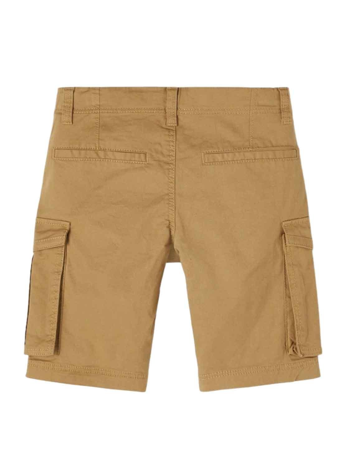 Bermudas Name It Ryan Marrom para Menino