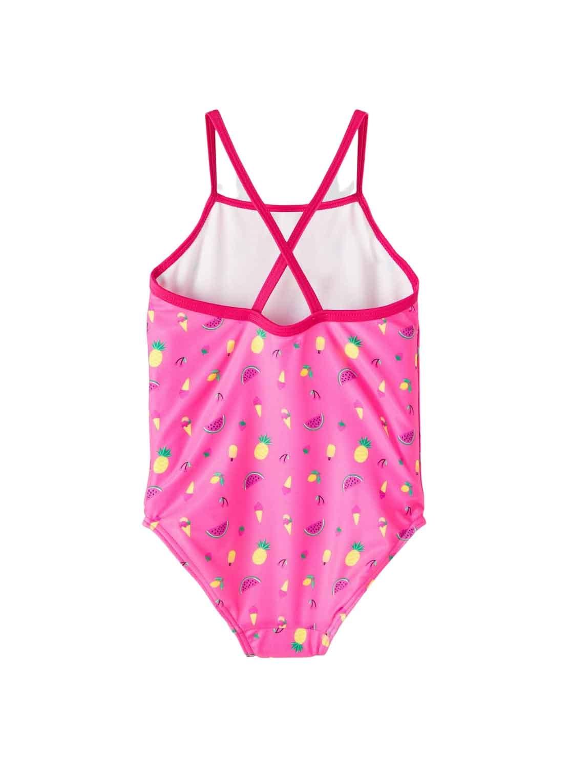 Swimsuit Name It Ziza Rosa para Menina