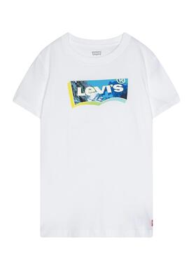 T-Shirt Levis Landscape Branco para Menino