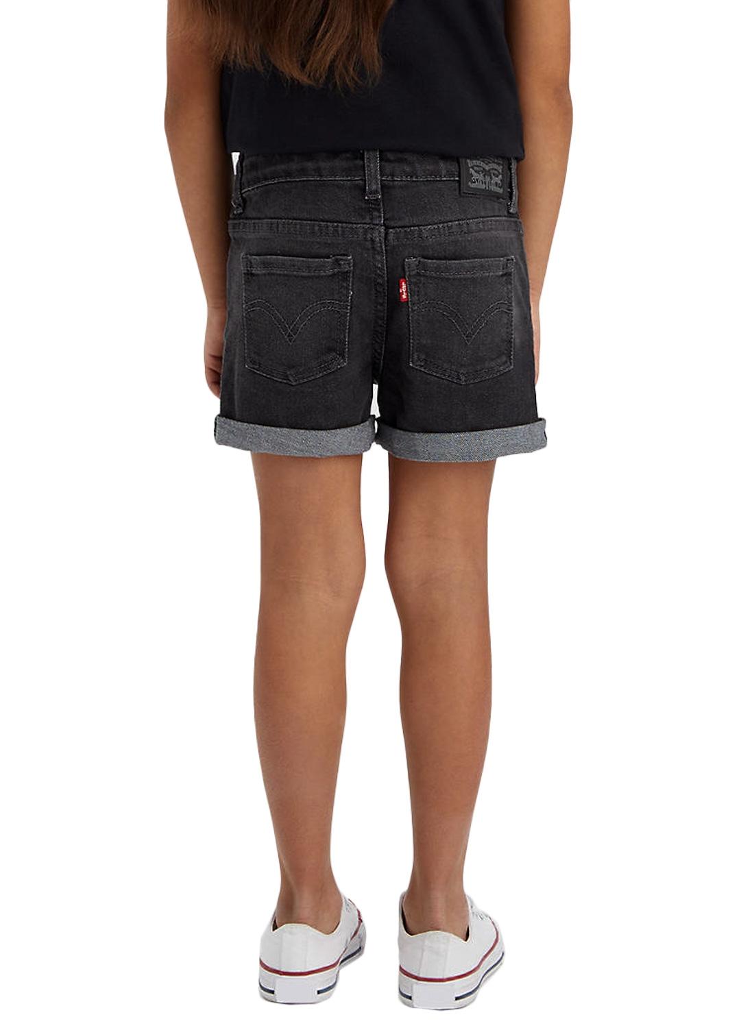 Shorts Levis Girlfriend Preto para Menina