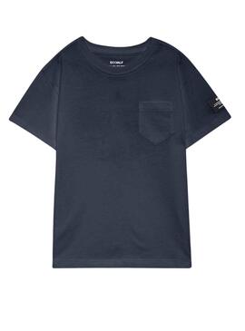 T-Shirt Ecoalf Pol Azul Marinho para Menino