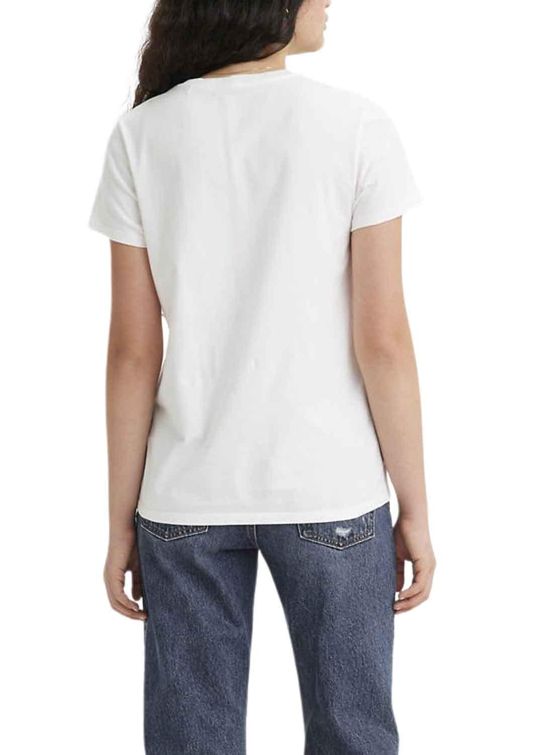 T-Shirt Levis Offset Branco para Mulher