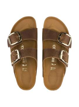 Sandálias Birkenstock Big Buckle Marrom para Mulher