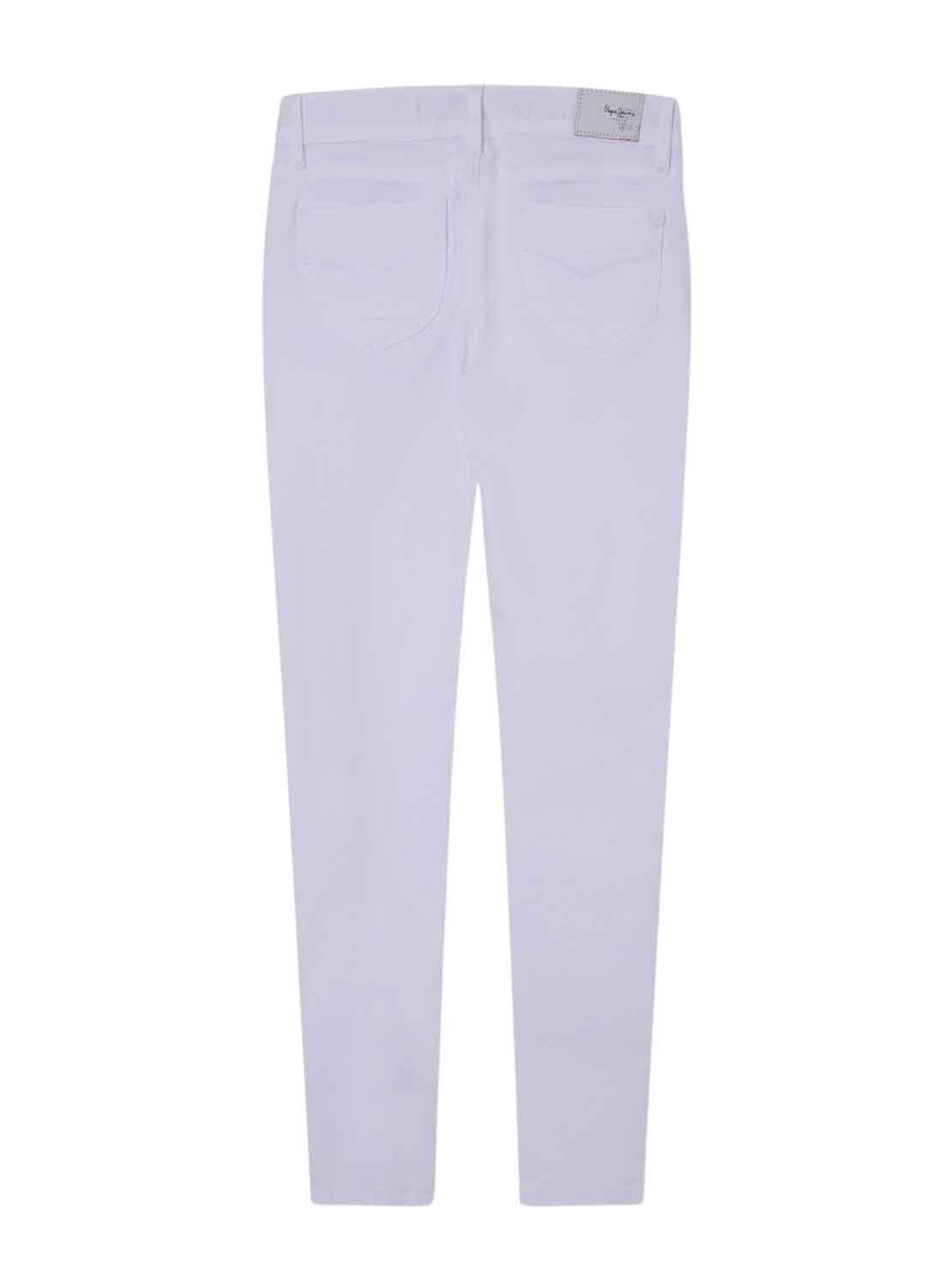 Calças Jeans Pepe Jeans Pixlette Branco Menina