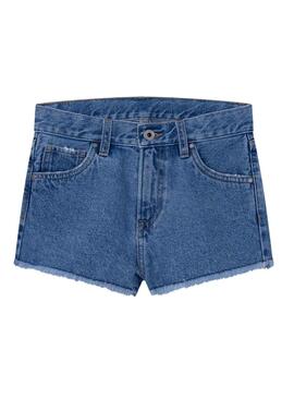 Shorts Pepe Jeans Patty Azul para Menina