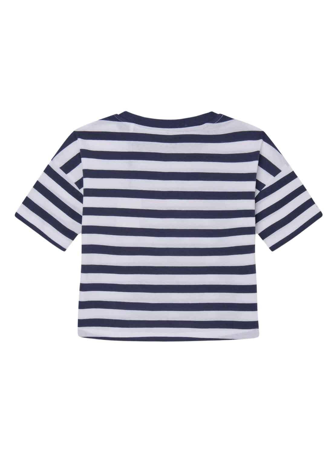 T-Shirt Pepe Jeans Nadine Listras para Menina