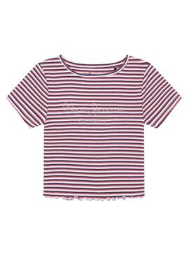 T-Shirt Pepe Jeans Nazaire Listras para Menina