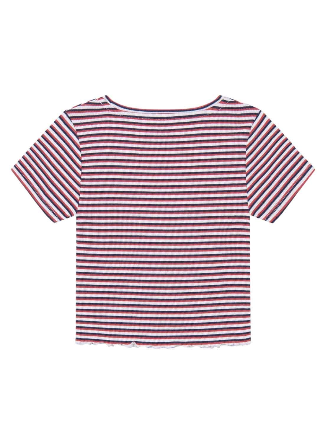 T-Shirt Pepe Jeans Nazaire Listras para Menina