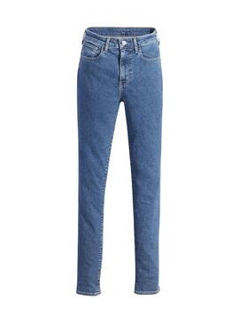 Calças Jeans Levis 721 High Rise Azul Mulher