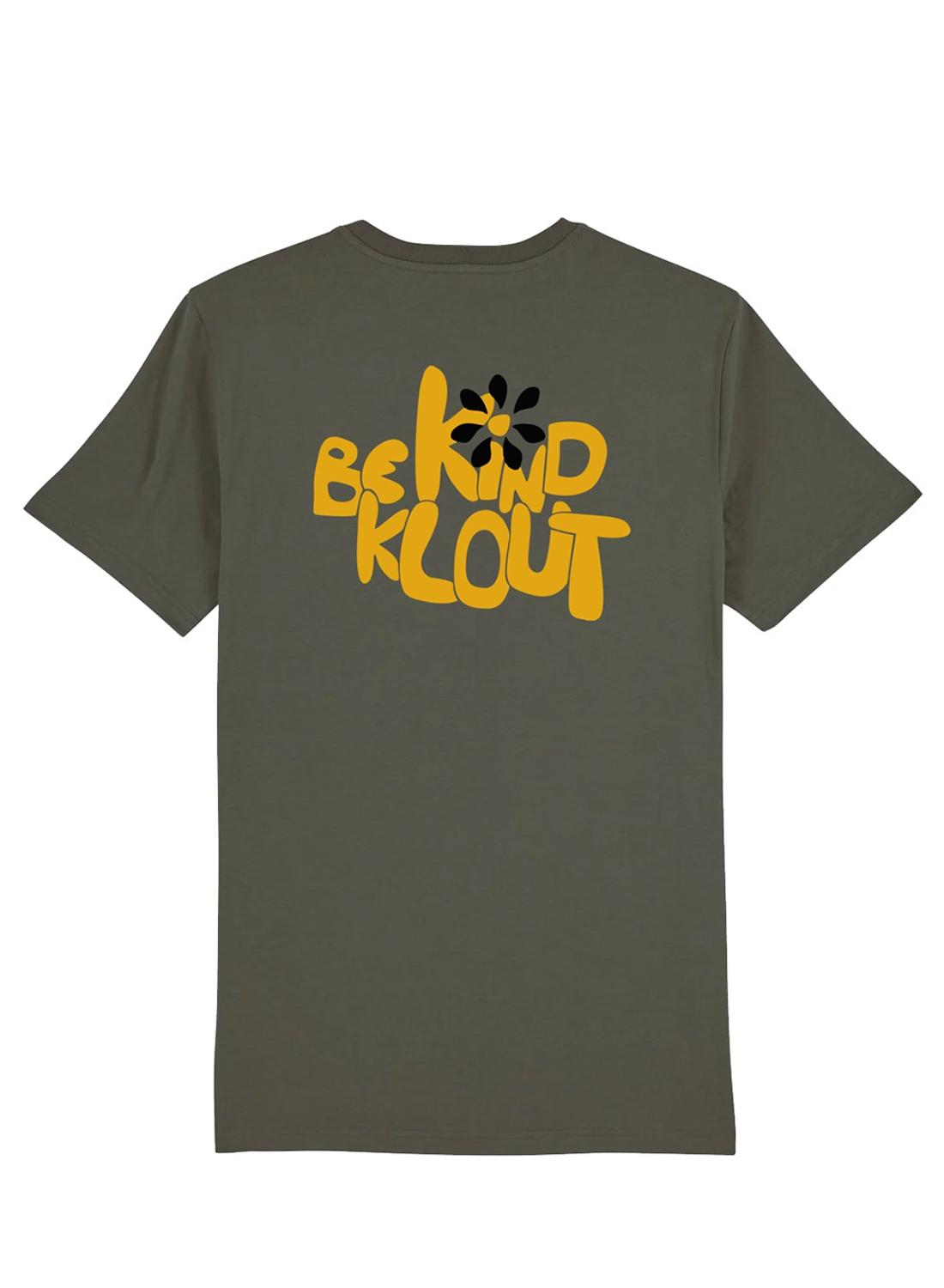 T-Shirt Klout Rudbeckia Khaki para Mulher e Homem