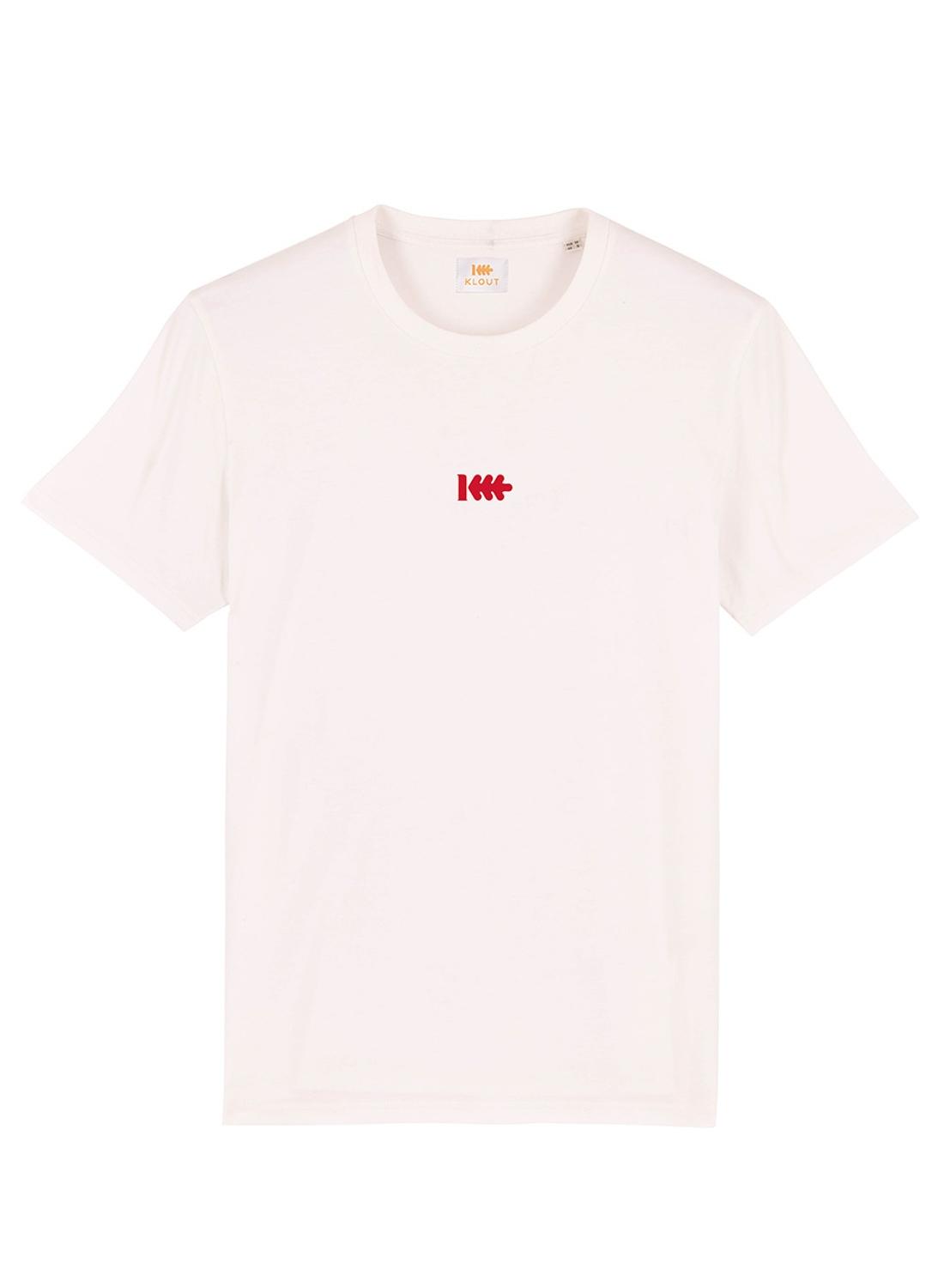 T-Shirt Klout Tornado Branco Vintage e Vermelho