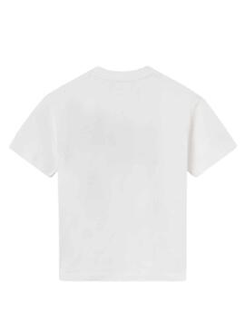 T-Shirt Mayoral Embossed Branco para Menino