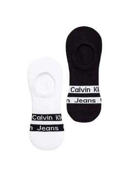 Calças Calvin Klein Footie High Preto Homem